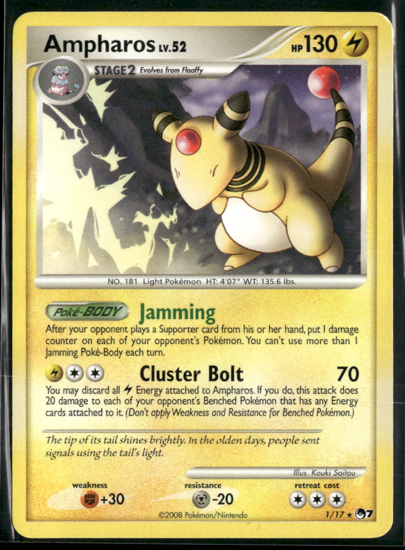POP Series 7 Ampharos #001/017