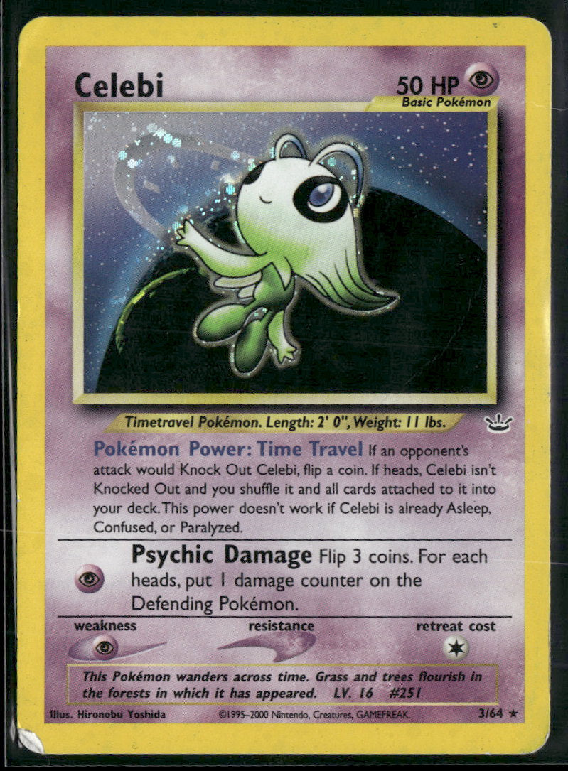 Neo Revelation Celebi (3) #3/64 Damaged
