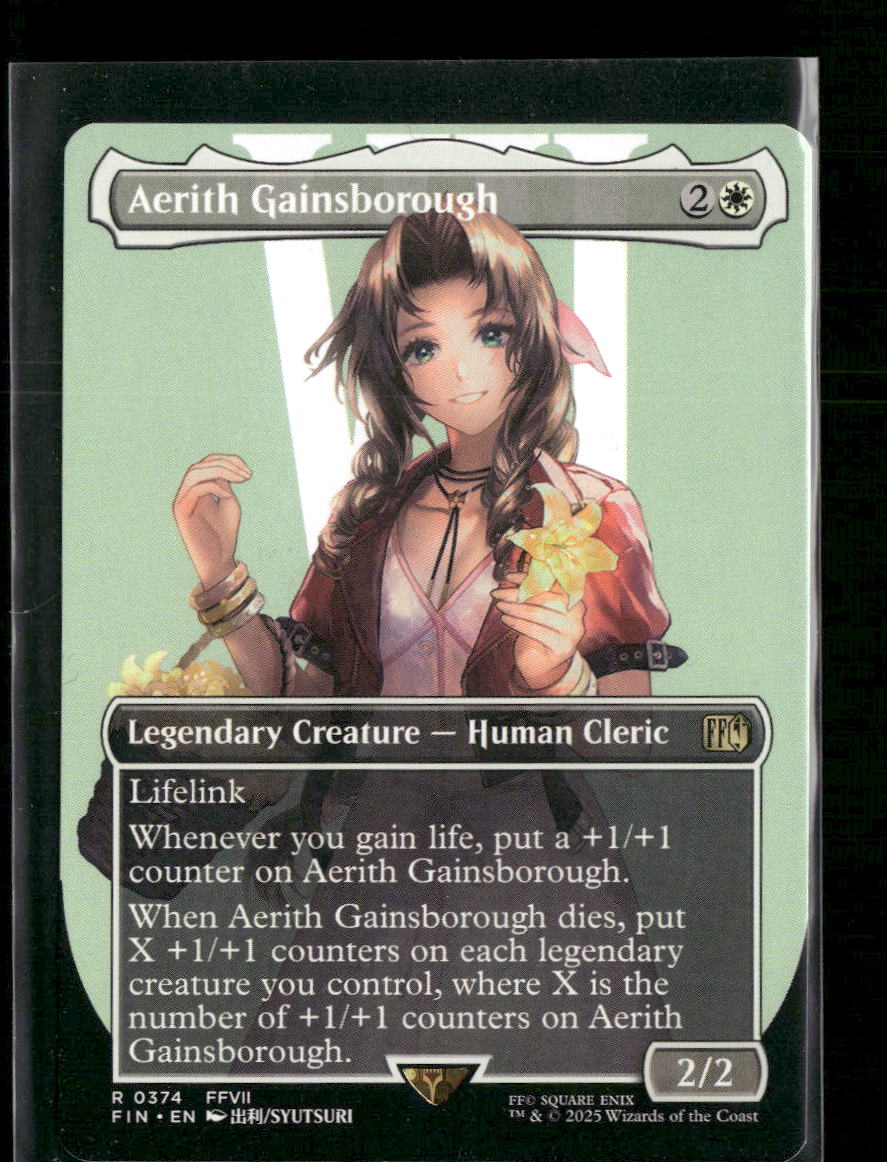 FINAL FANTASY Aerith Gainsborough (Borderless) #374