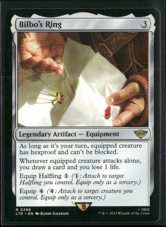Universes Beyond: The Lord of the Rings: Tales of Middle-earth Bilbo's Ring #298