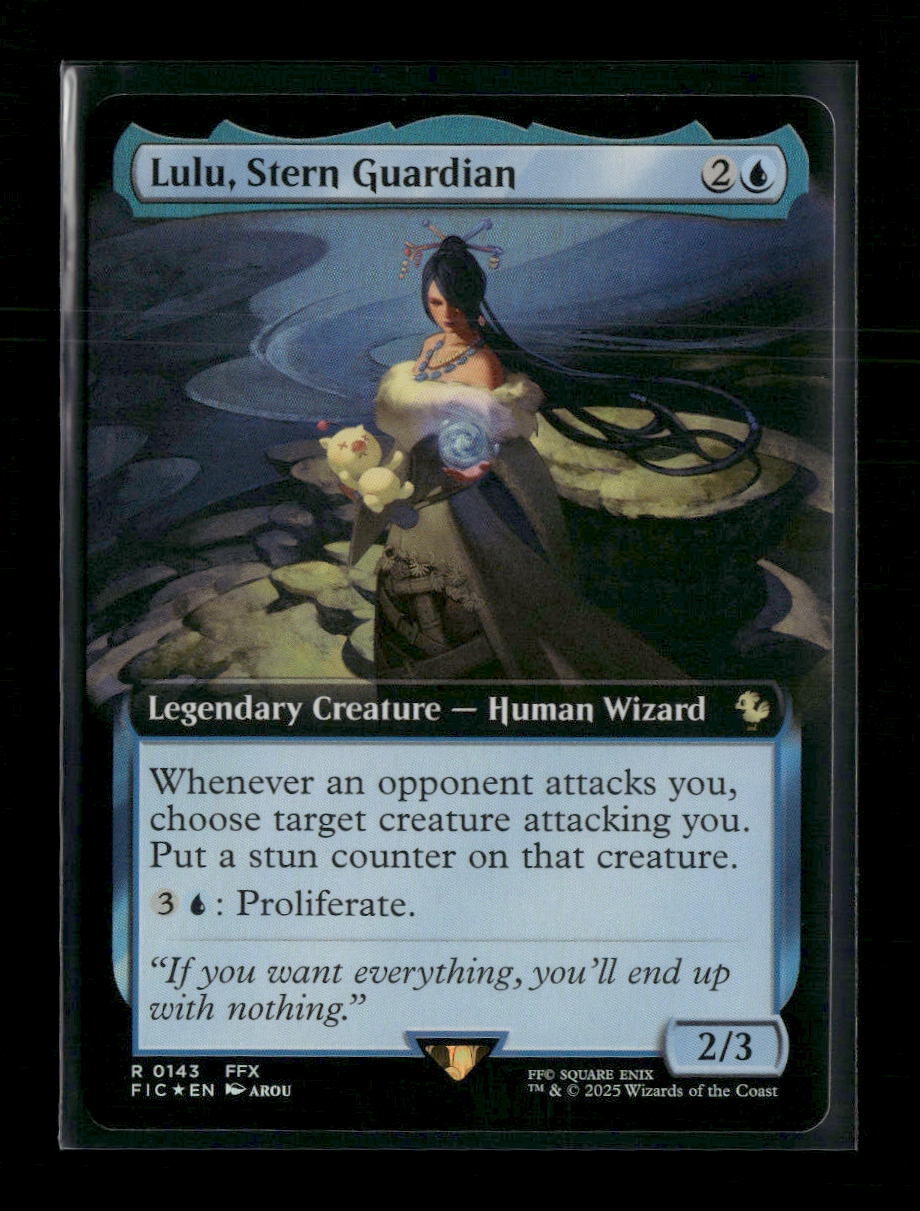 Commander: FINAL FANTASY Lulu, Stern Guardian (Extended Art) Foil #143