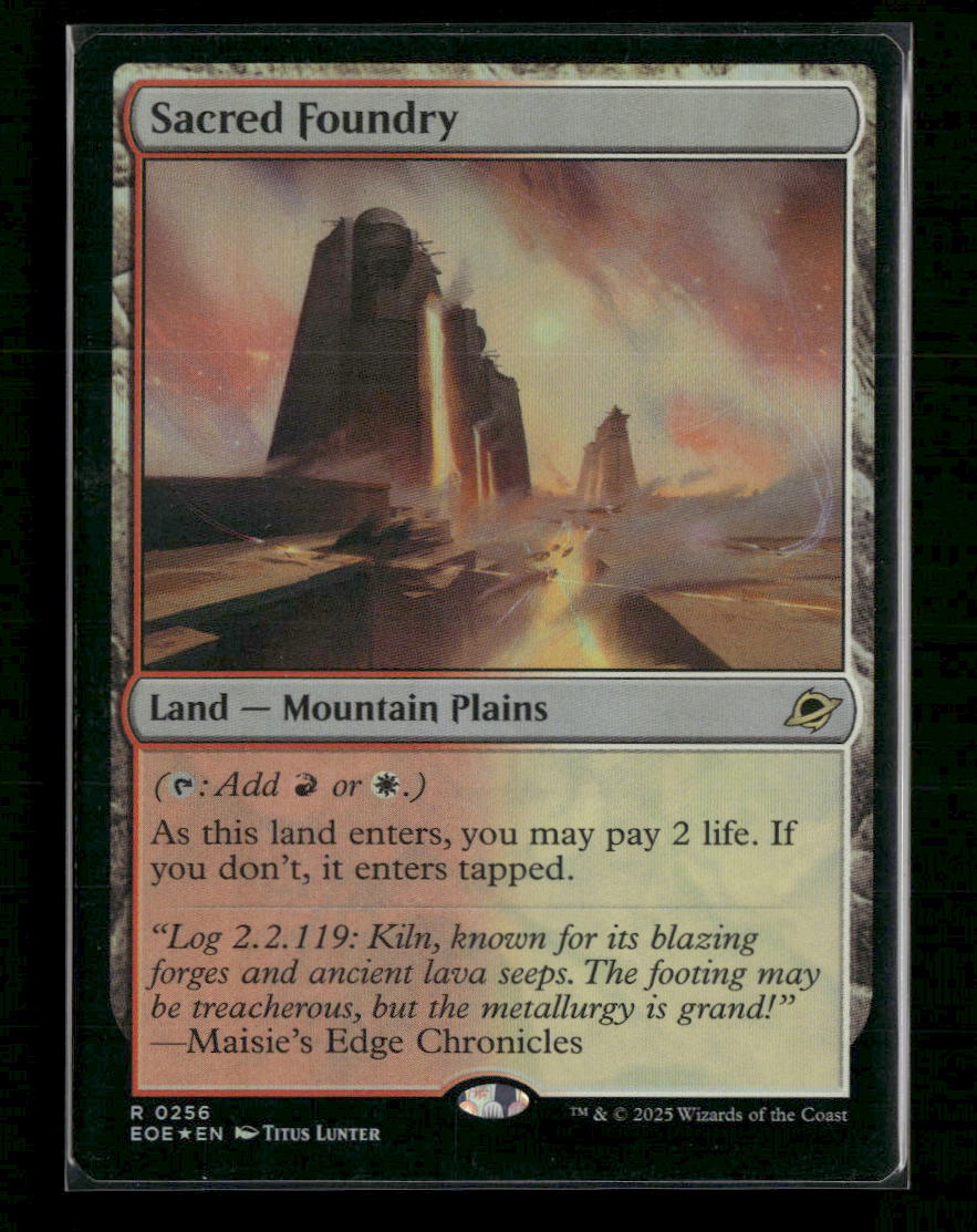 Edge of Eternities Sacred Foundry Foil #256