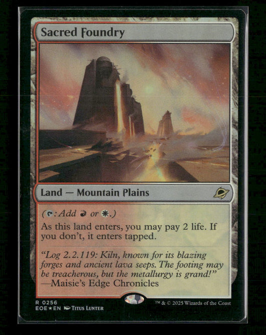 Edge of Eternities Sacred Foundry Foil #256