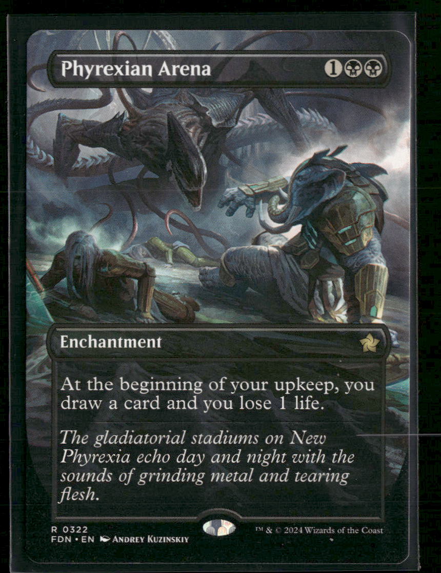 Foundations Phyrexian Arena (Borderless) #322