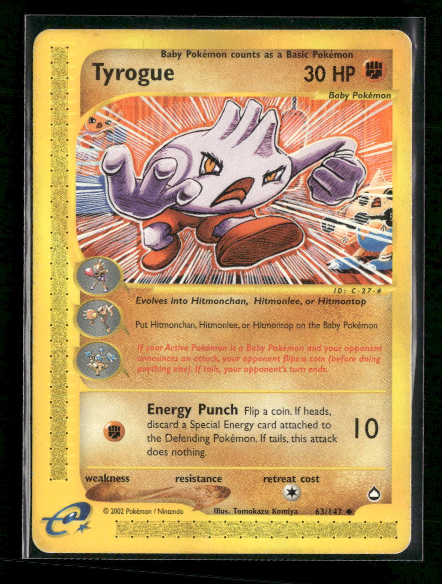 Aquapolis Tyrogue #063/147