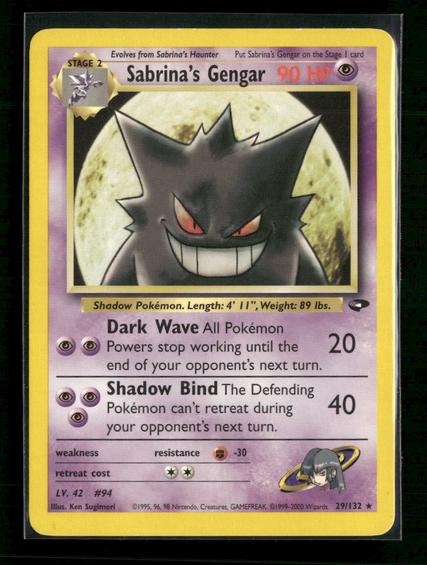 Gym Challenge Sabrina's Gengar #029/132