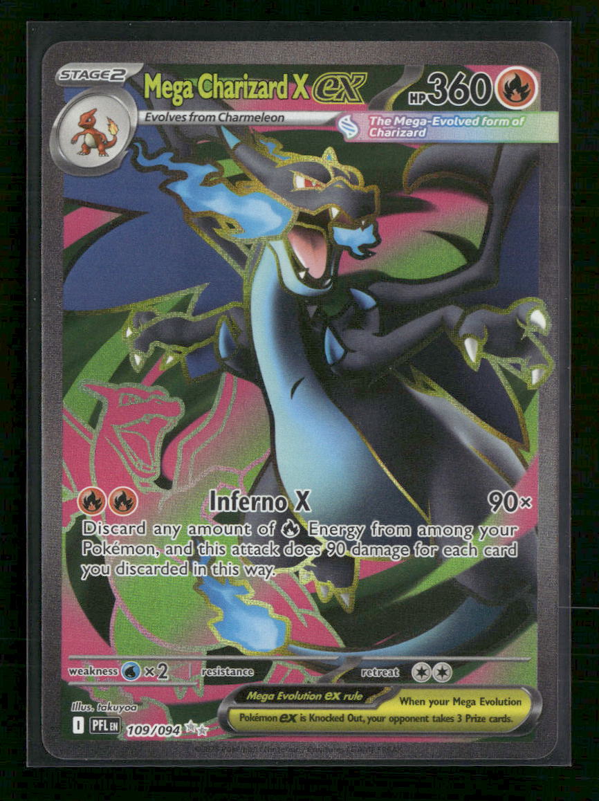 ME02: Phantasmal Flames Mega Charizard X ex #109/094