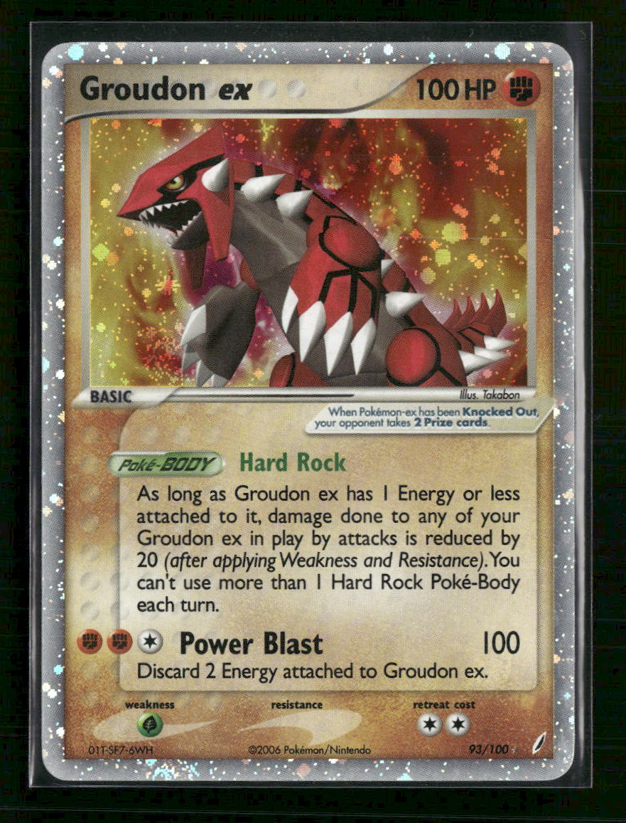 EX Crystal Guardians Groudon ex #93/100