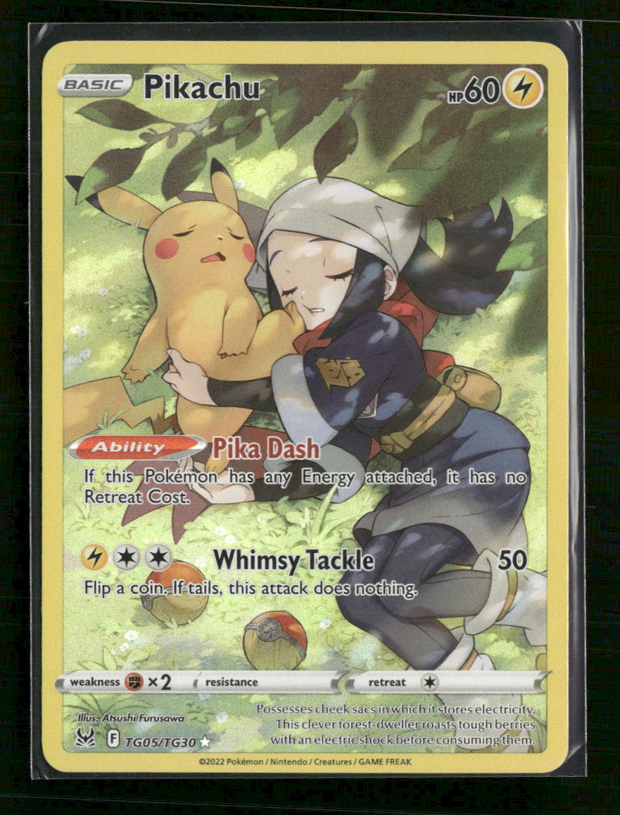 SWSH11: Lost Origin Trainer Gallery Pikachu #TG05/TG30