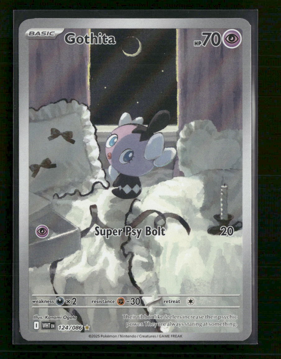 2025 Pokémon Scarlet & Violet - White Flare Gothita #124