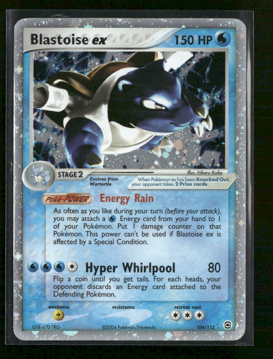FireRed & LeafGreen Blastoise ex #104/112 *Damaged*