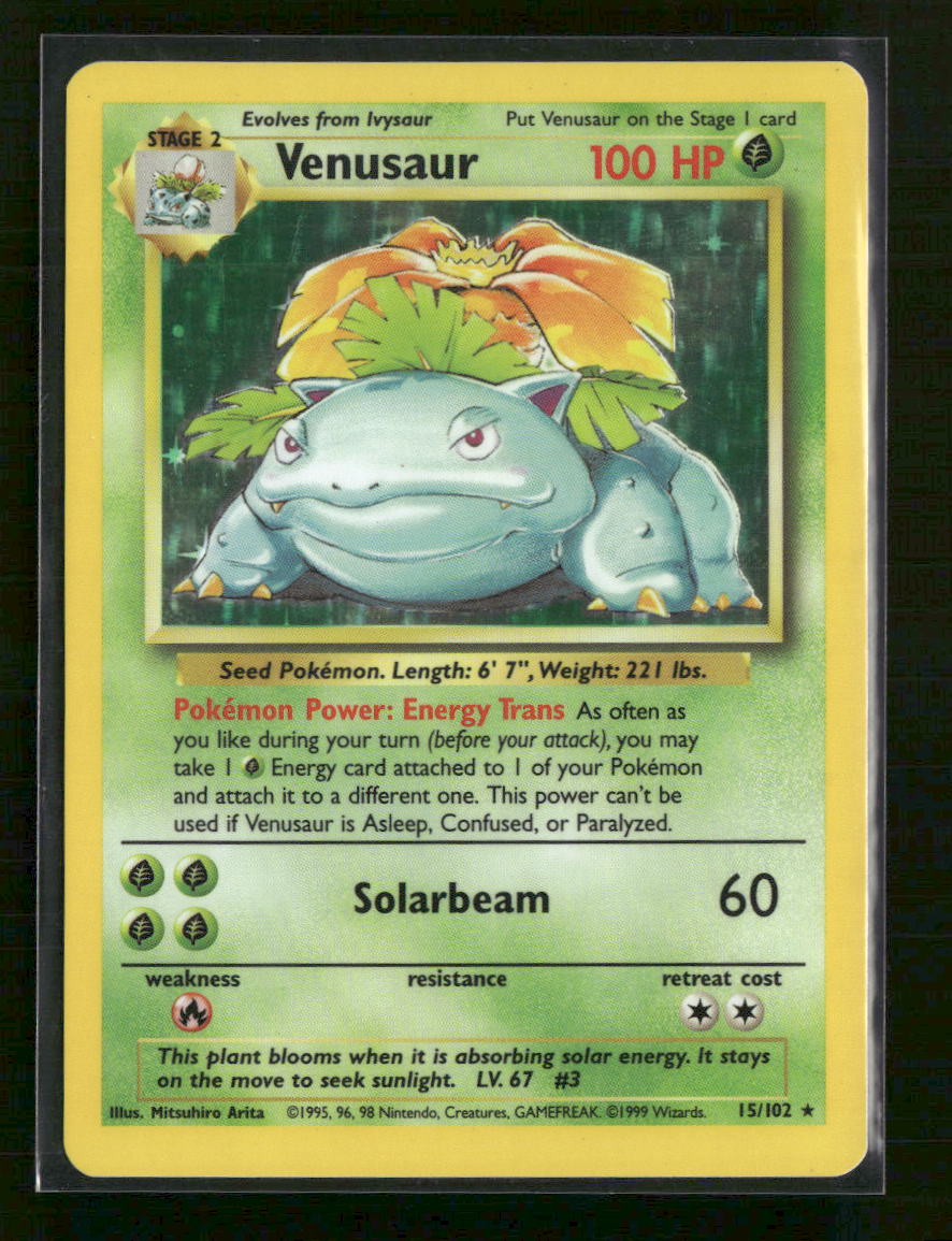 Base Set Venusaur #015/102