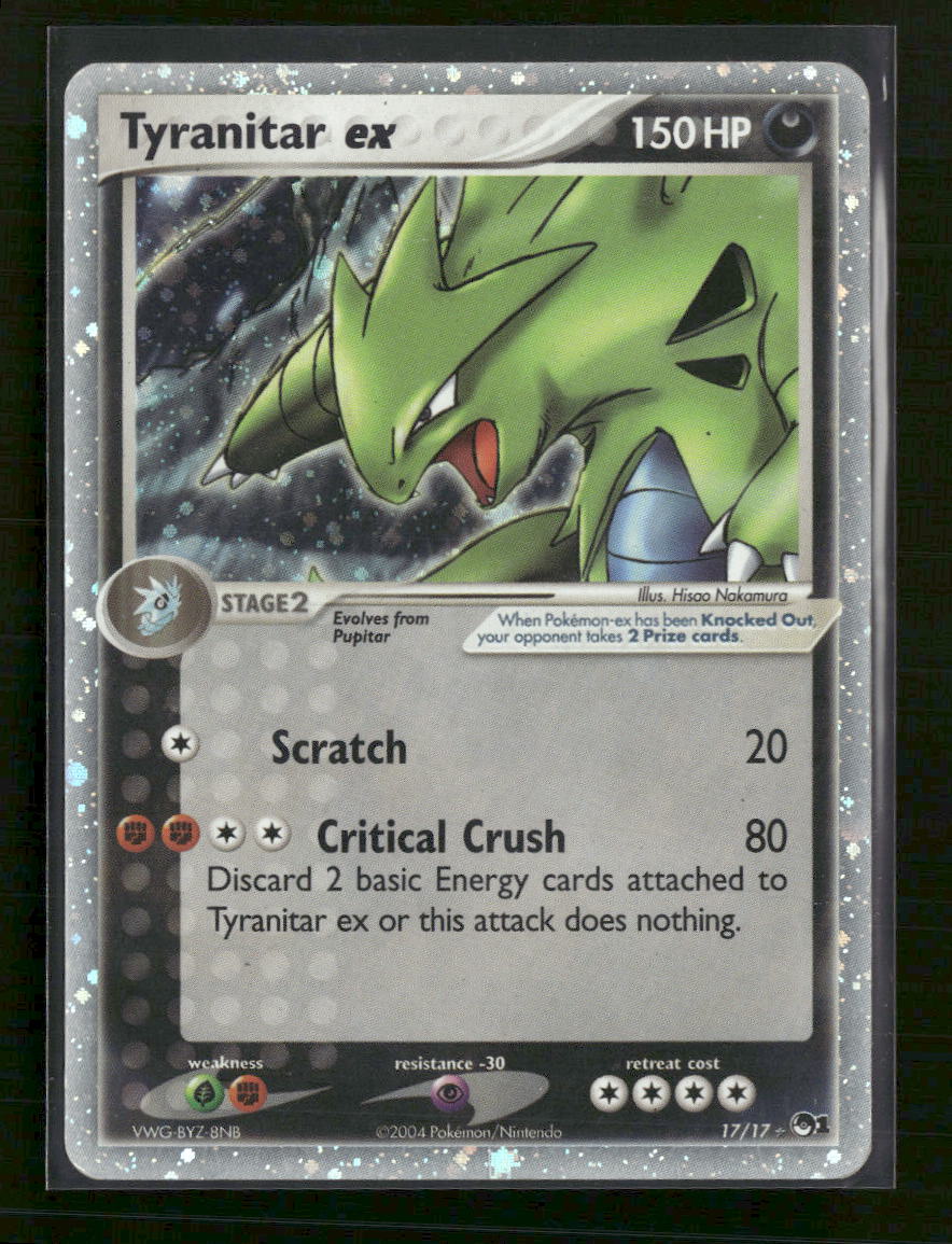 POP Series 1 Tyranitar ex (Holo) #017/017 Damaged