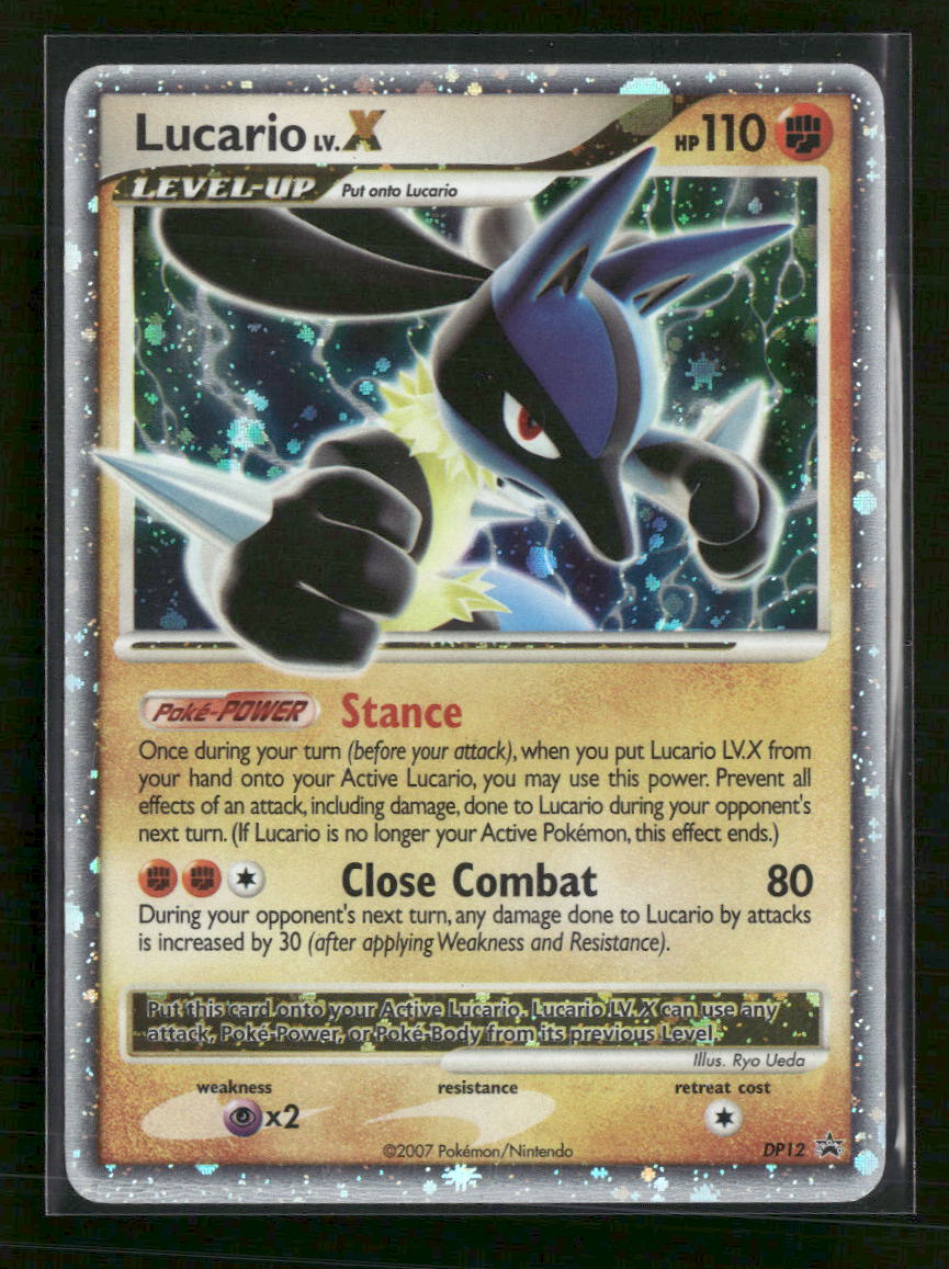 Diamond and Pearl Promos Lucario LV.X #DP12