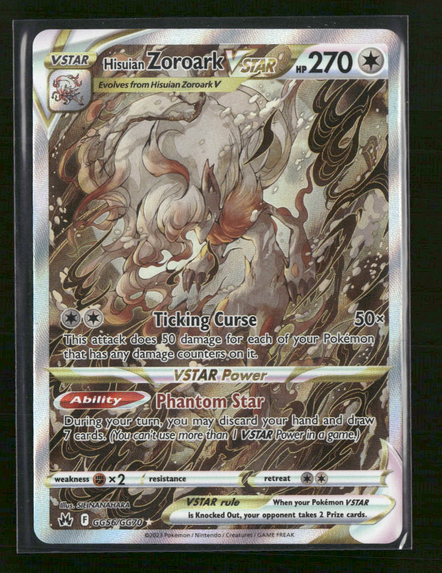 SWSH: Crown Zenith: Galarian Gallery Hisuian Zoroark VSTAR #GG56/GG70