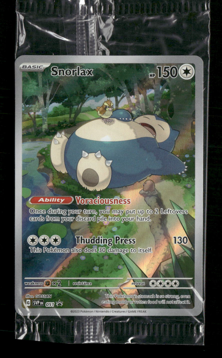 SV: Scarlet & Violet Promo Cards Snorlax #051