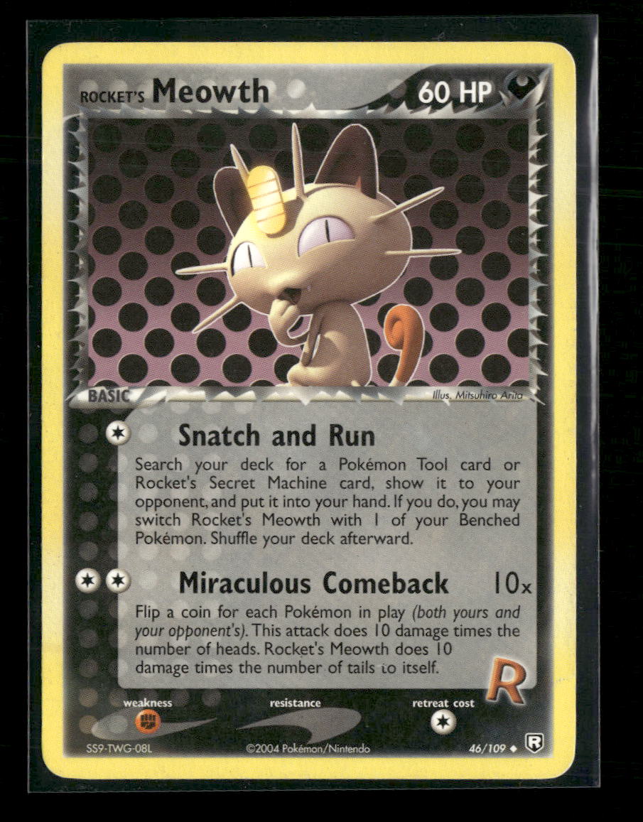Team Rocket Returns #46/109 Rocket's Meowth