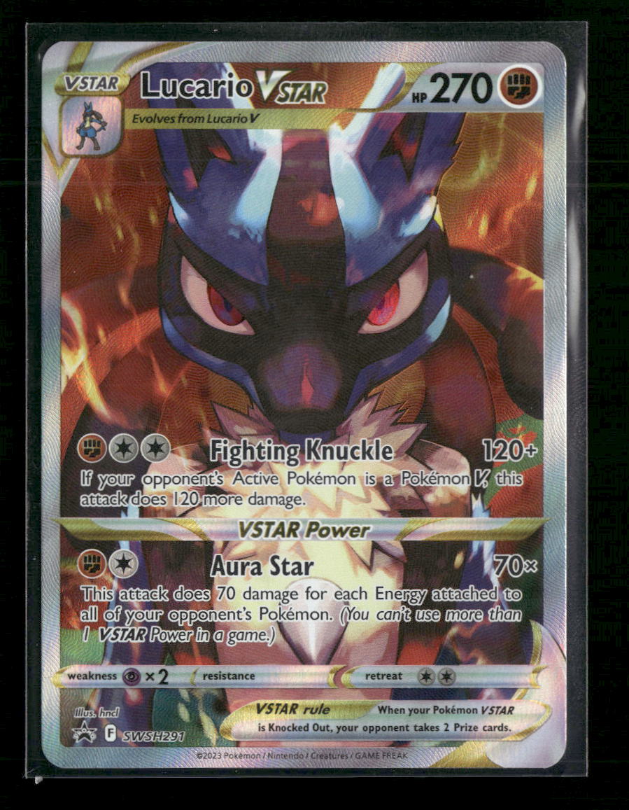 SWSH: Sword & Shield Promo Cards #SWSH291 Lucario VSTAR