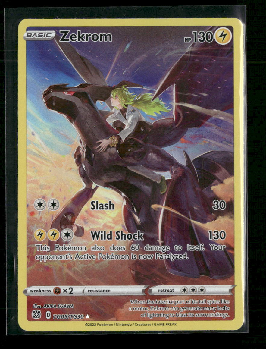 SWSH09: Brilliant Stars Trainer Gallery #TG05/TG30 Zekrom