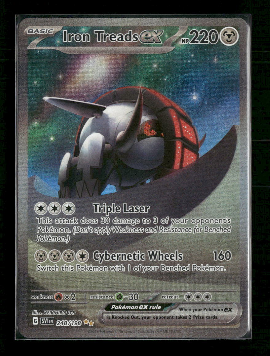 SV01: Scarlet & Violet Base Set #248/198 Iron Treads ex