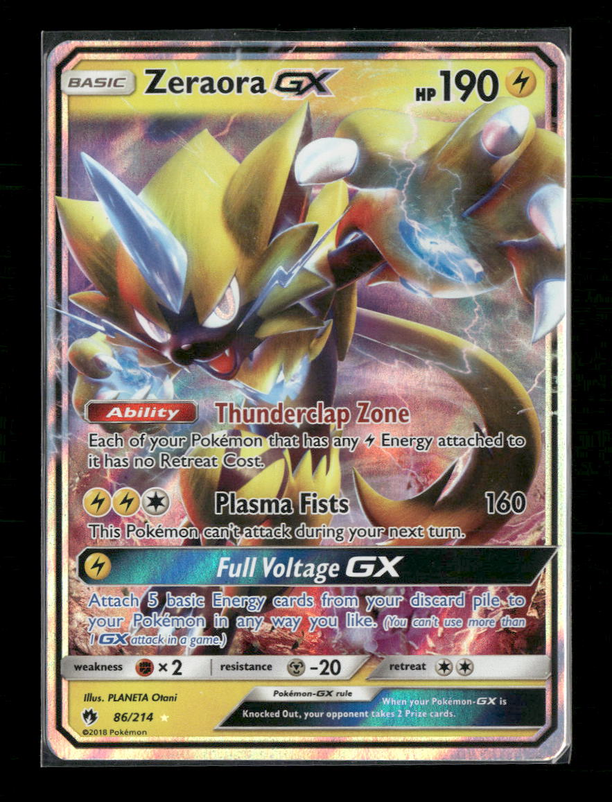 SM - Lost Thunder Zeraora GX #86/214