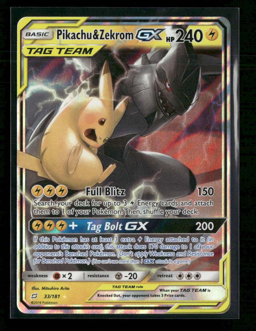 SM - Team Up Pikachu & Zekrom GX #33/181
