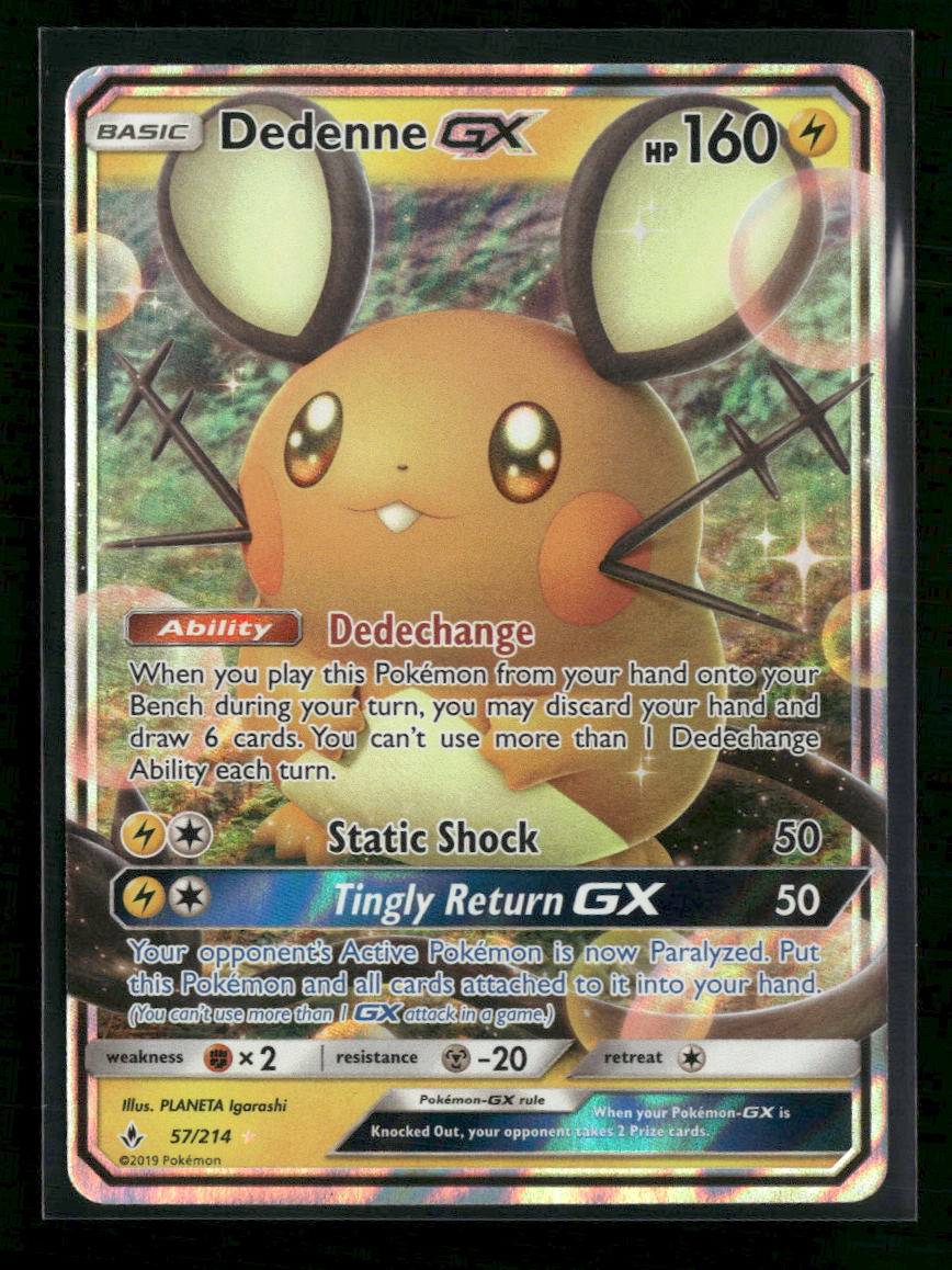 SM - Unbroken Bonds Dedenne GX #57/214