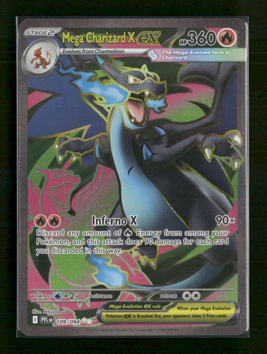 ME02: Phantasmal Flames Mega Charizard X ex #109/094
