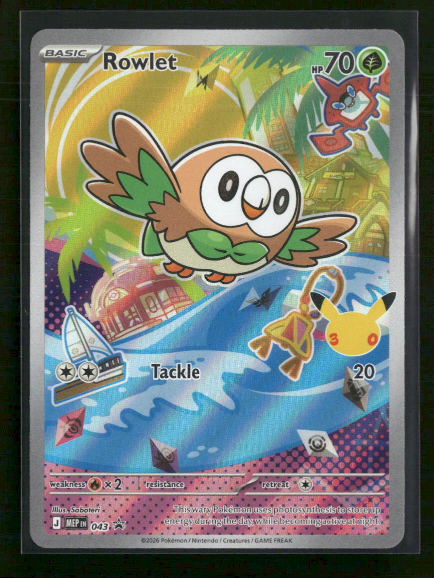 ME: Mega Evolution Promo Rowlet #043