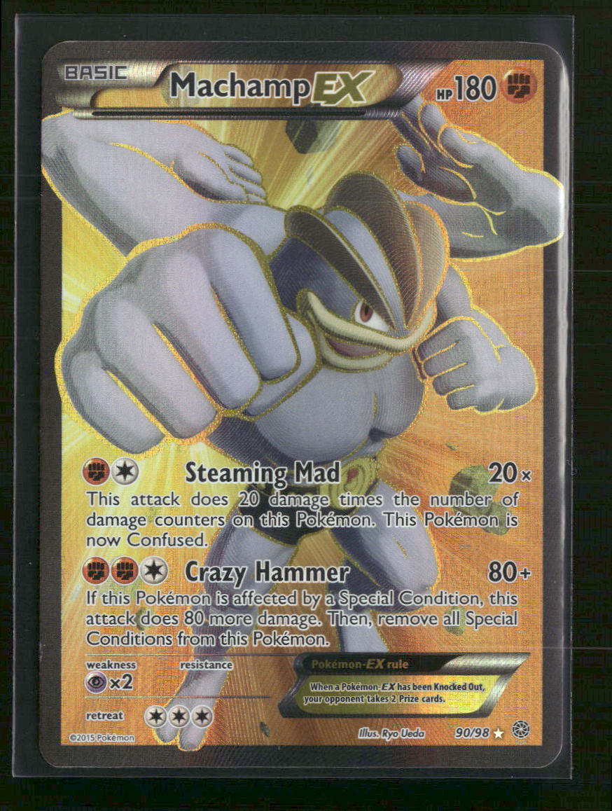 XY - Ancient Origins Machamp EX (90 Full Art) #90/98