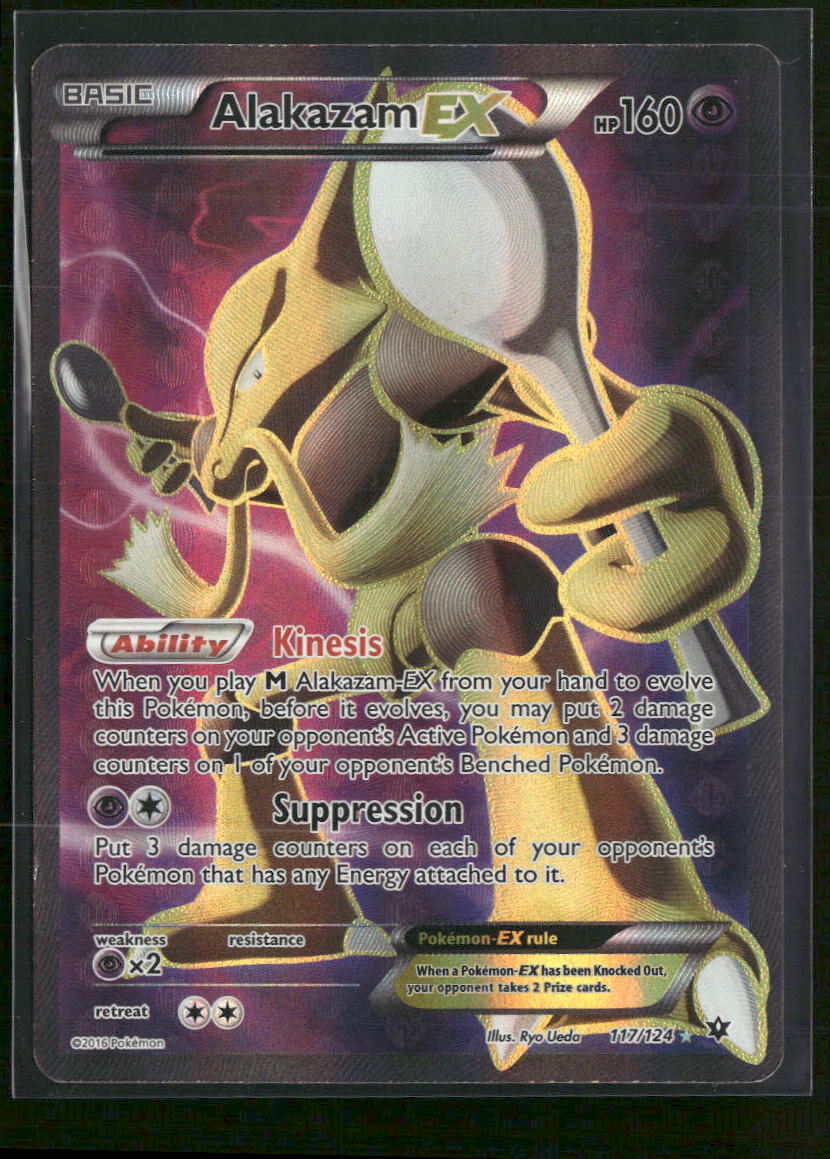 XY - Fates Collide Alakazam EX (Full Art) #117/124