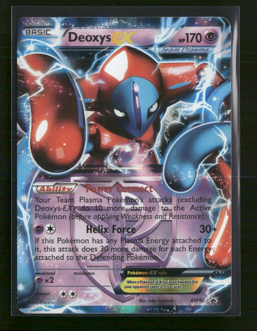 Black and White Promos Deoxys EX (Team Plasma) #BW82