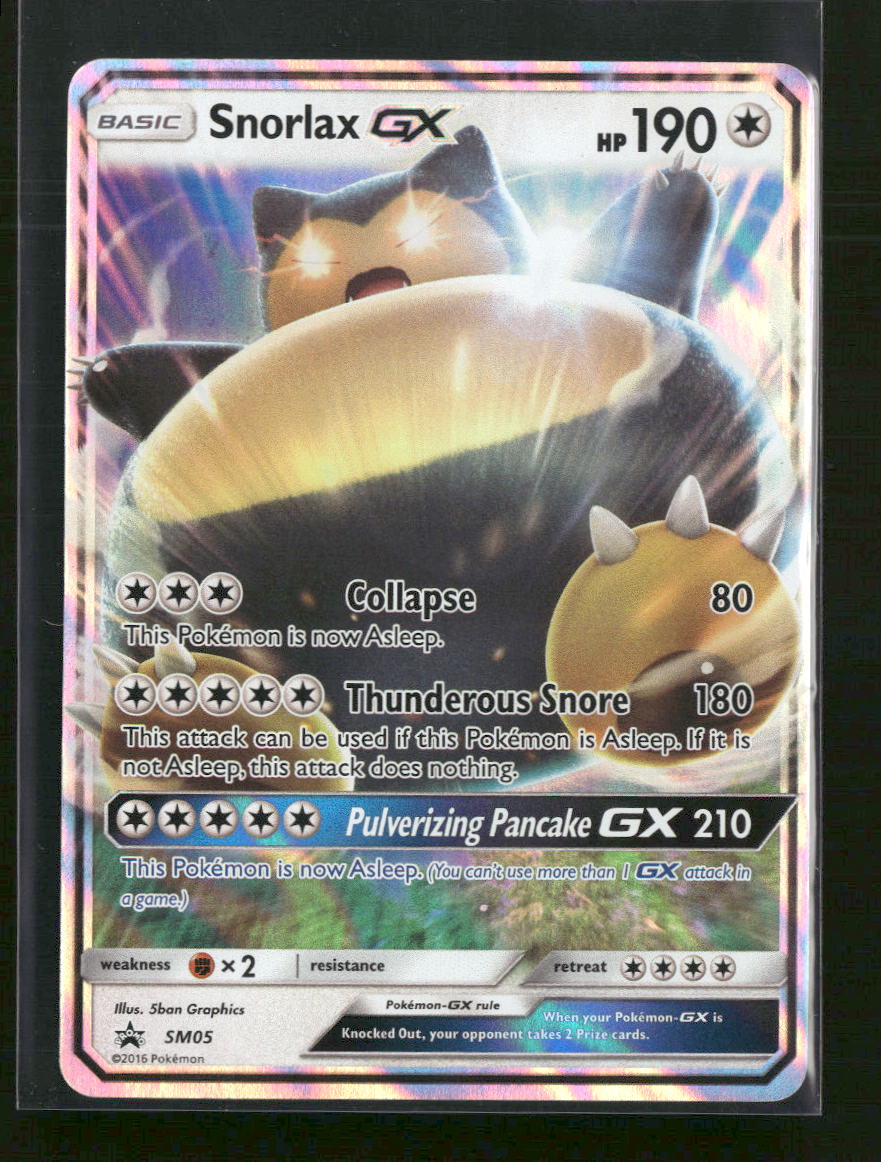 SM Promos Snorlax GX #SM05