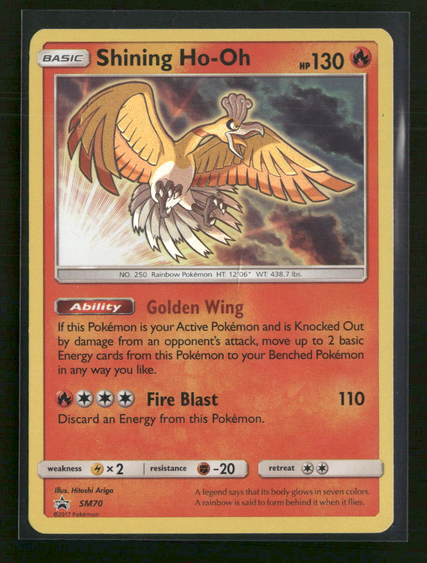 SM Promos Shining Ho-Oh #SM70 Damaged