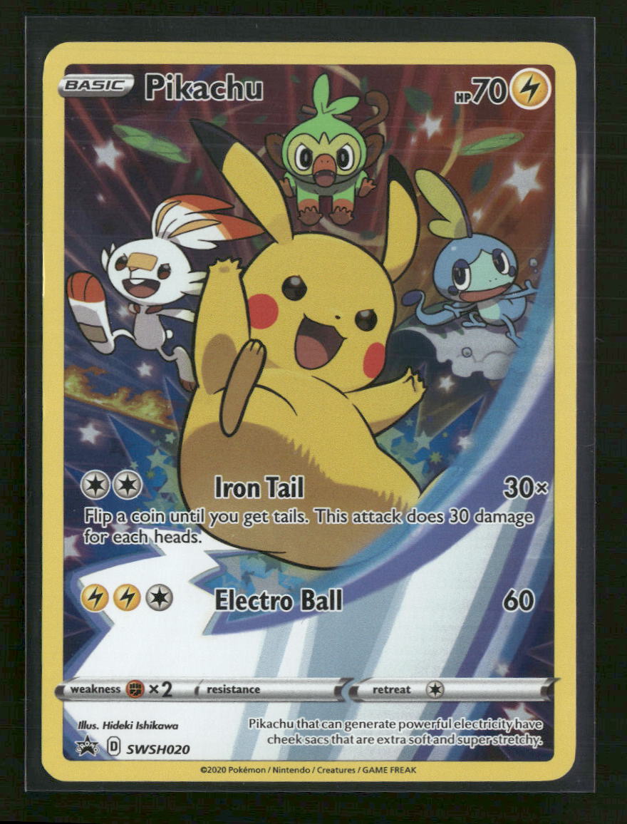 SWSH: Sword & Shield Promo Cards Pikachu #SWSH020