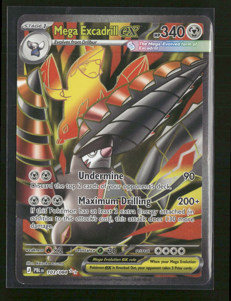 ME05: Pitch Black Mega Excadrill ex #103/084