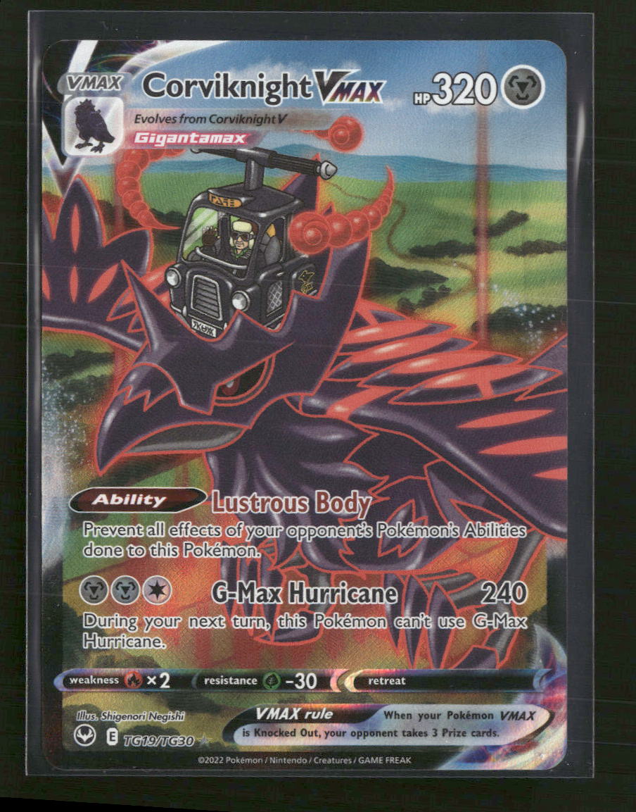 SWSH12: Silver Tempest Trainer Gallery Corviknight VMAX #TG19/TG30