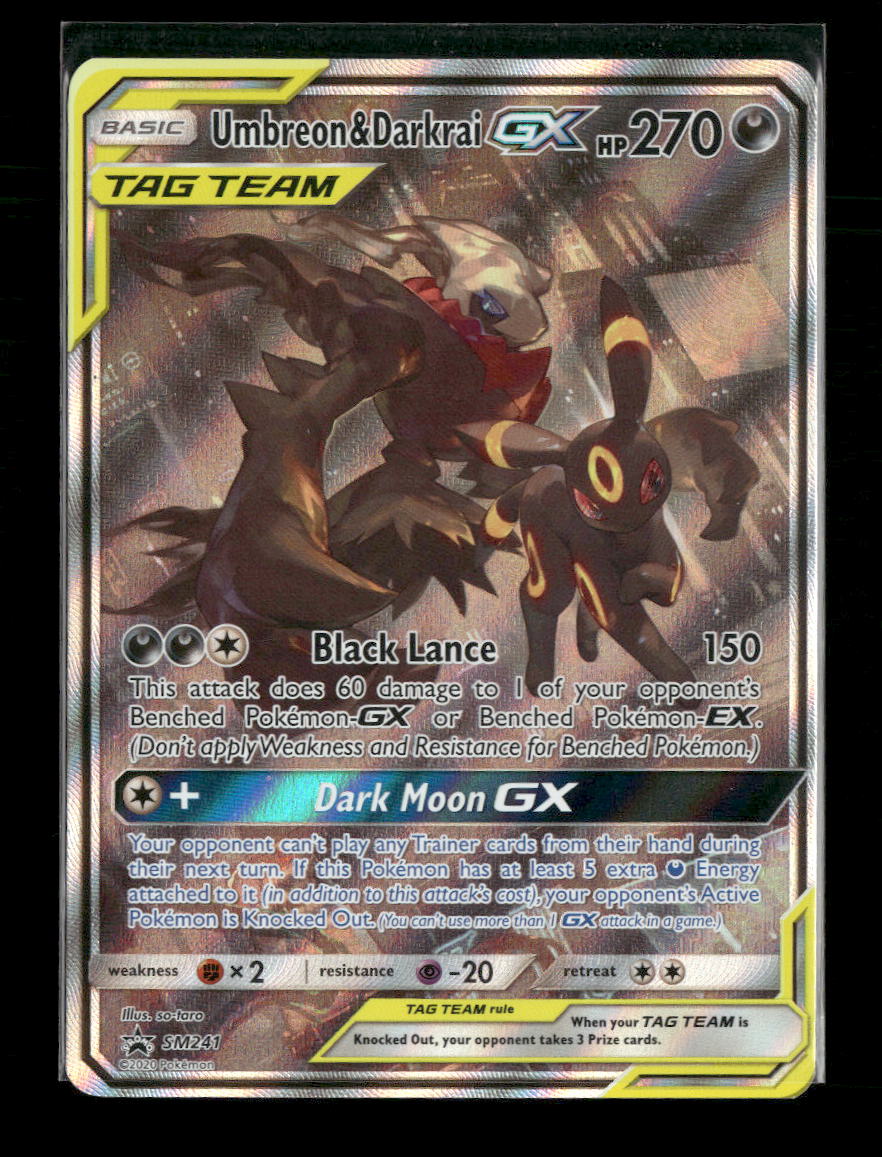 SM Promos Umbreon & Darkrai GX #SM241