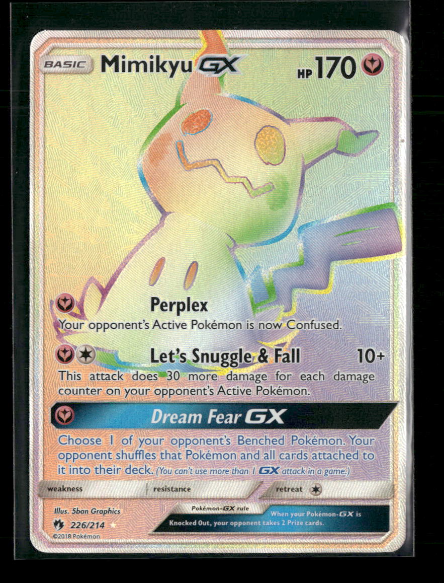 SM - Lost Thunder Mimikyu GX (Secret) #226/214
