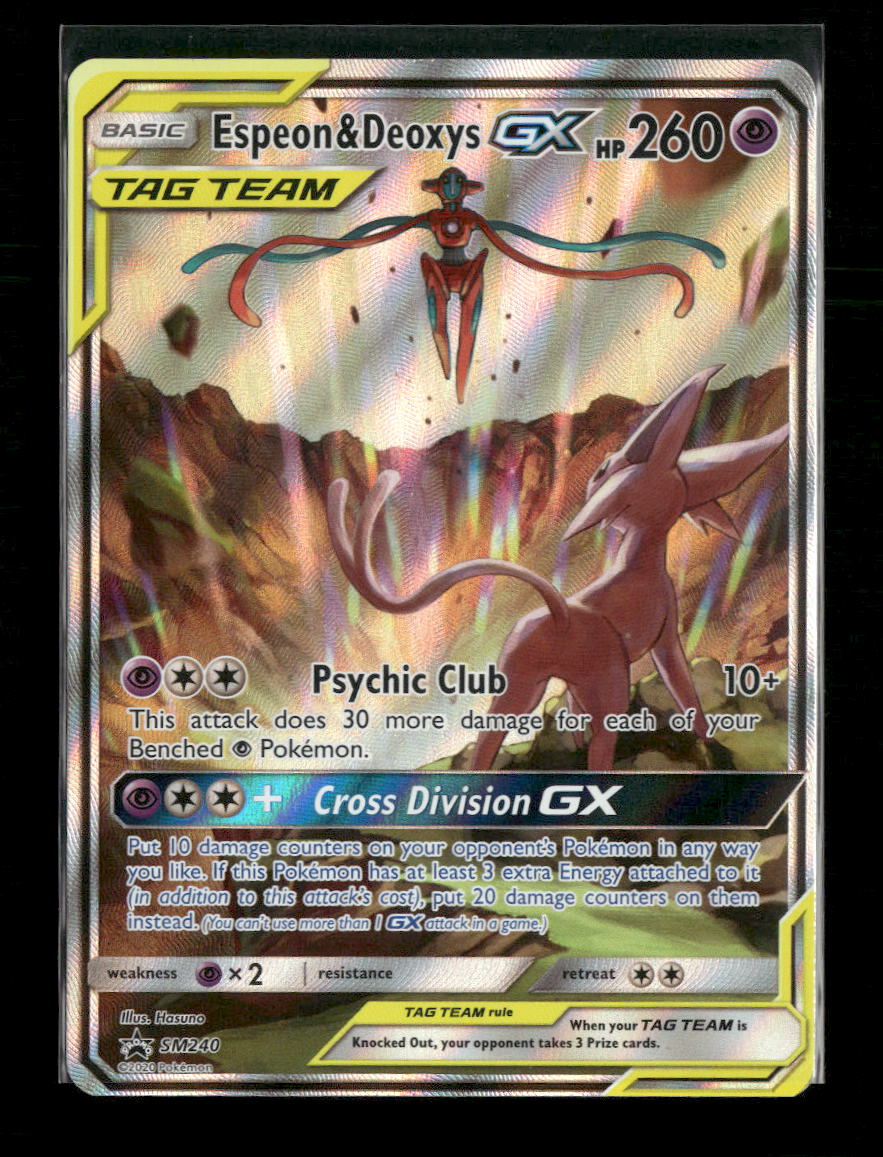 SM Promos Espeon & Deoxys GX #SM240