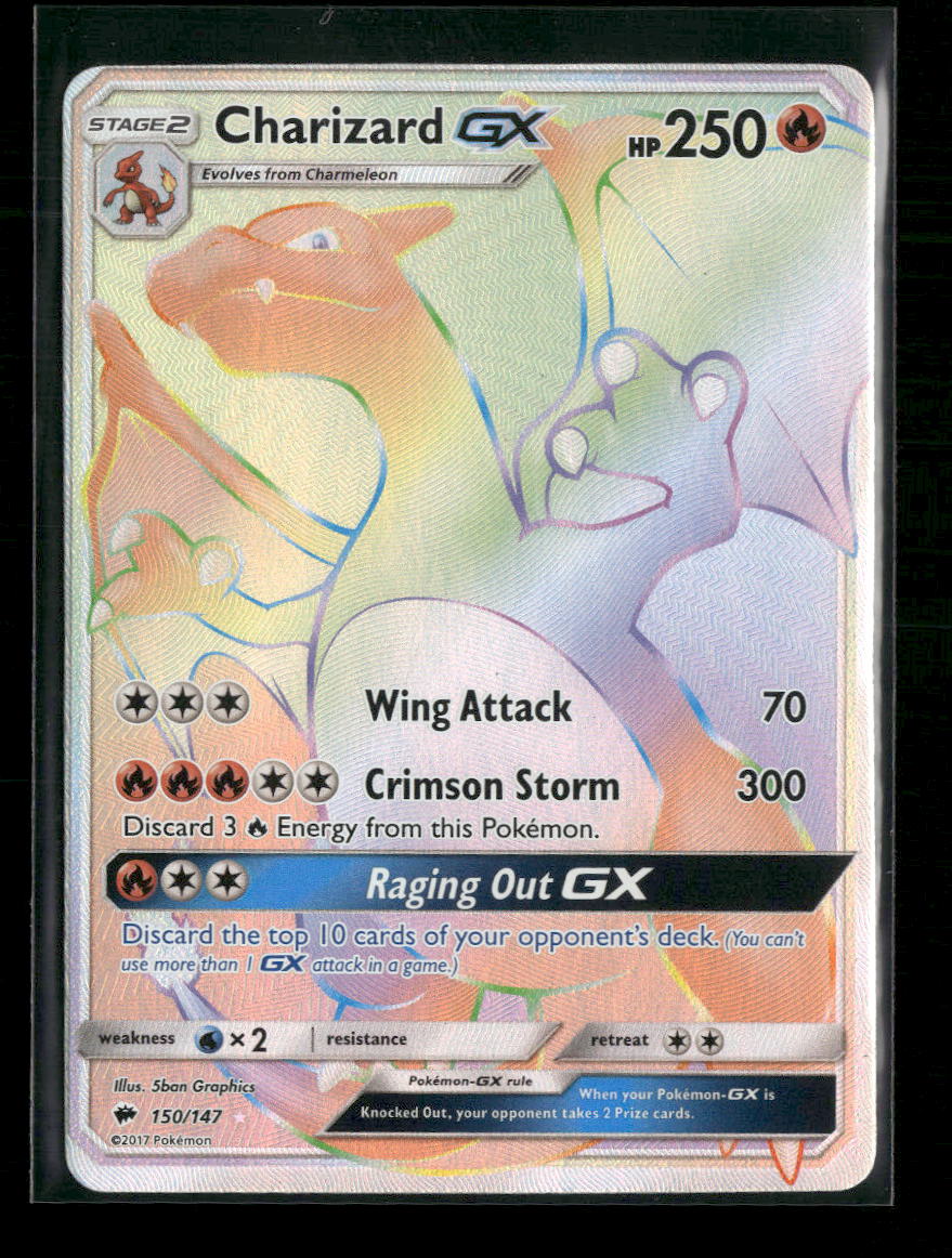 SM - Burning Shadows Charizard GX (Secret) #150/147