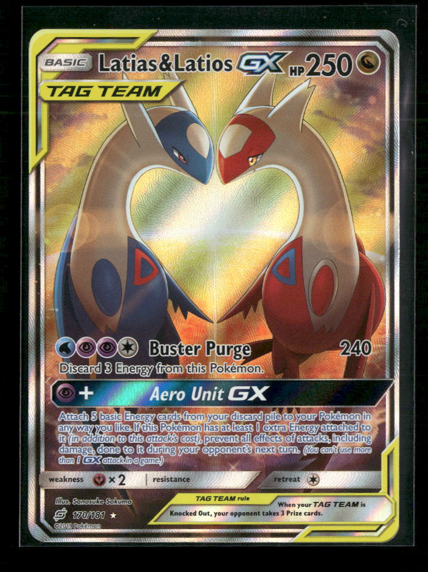SM - Team Up Latias & Latios GX (Alternate Full Art) #170/181