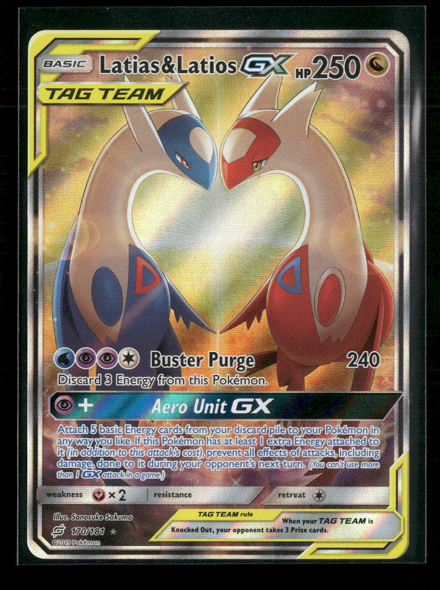 SM - Team Up Latias & Latios GX (Alternate Full Art) #170/181