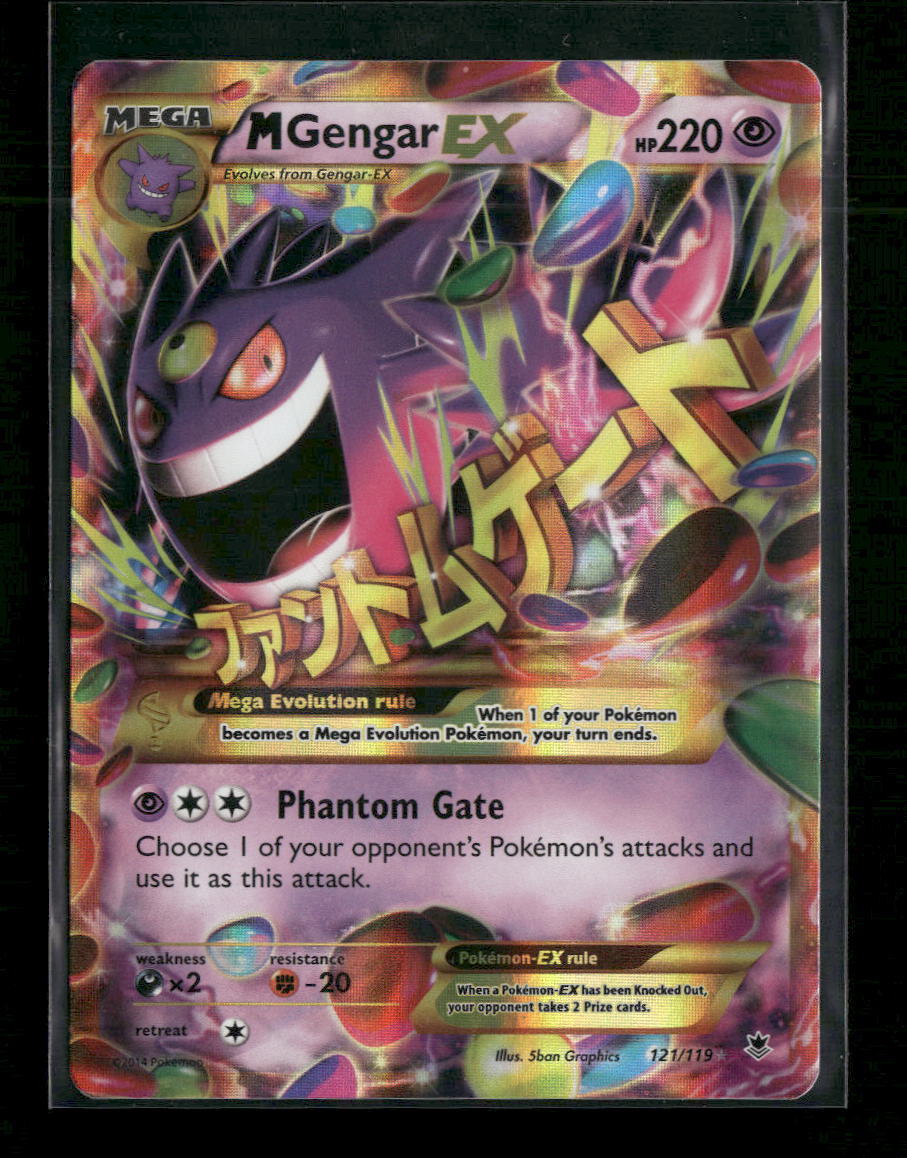 XY - Phantom Forces M Gengar EX (121 Secret Rare) #121/119