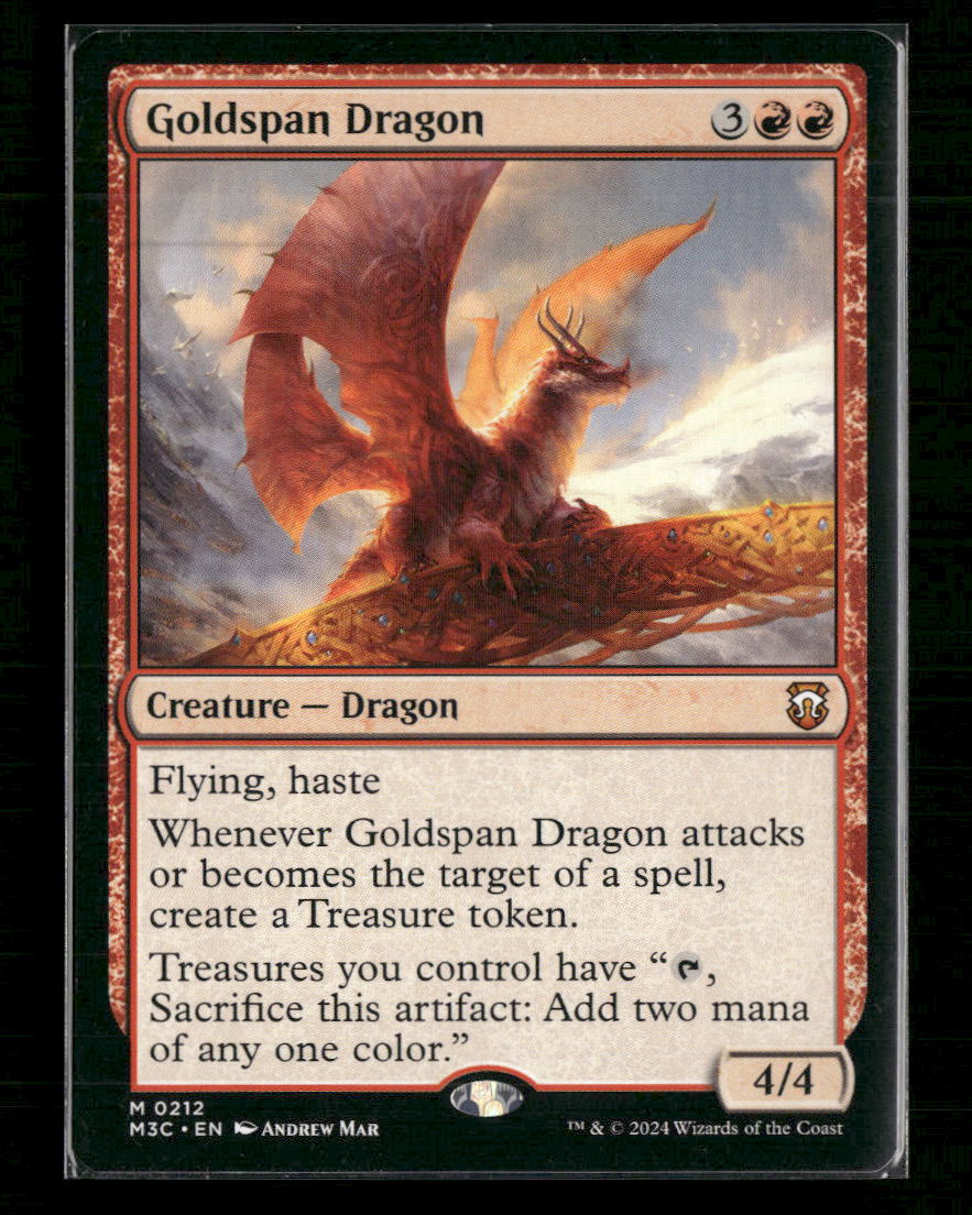 Commander: Modern Horizons 3 Goldspan Dragon #212