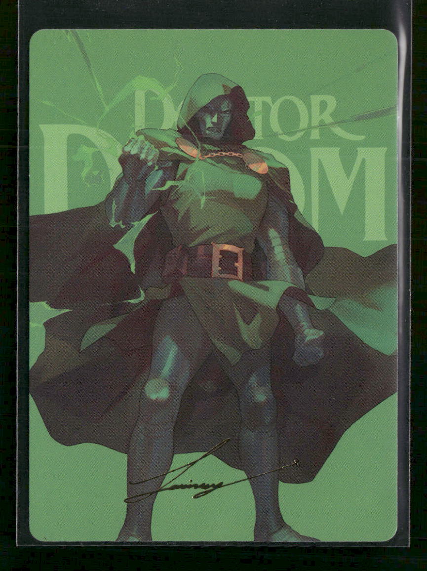 Art Series: Marvel Super Heroes Doctor Doom Art Card (Gold-Stamped Signature) 24