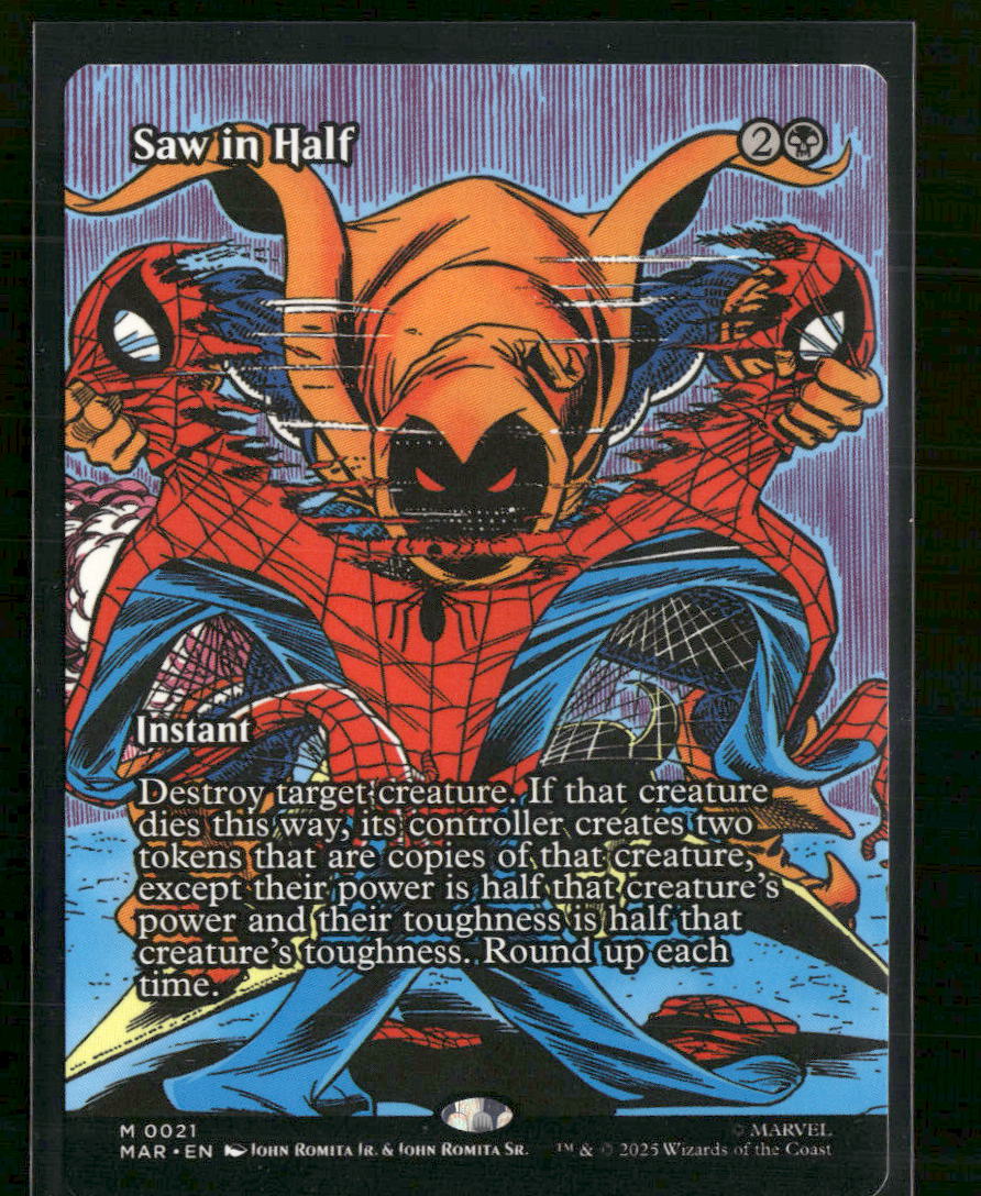 Marvel Universe Eternal-Legal Saw in Half (Borderless) #21