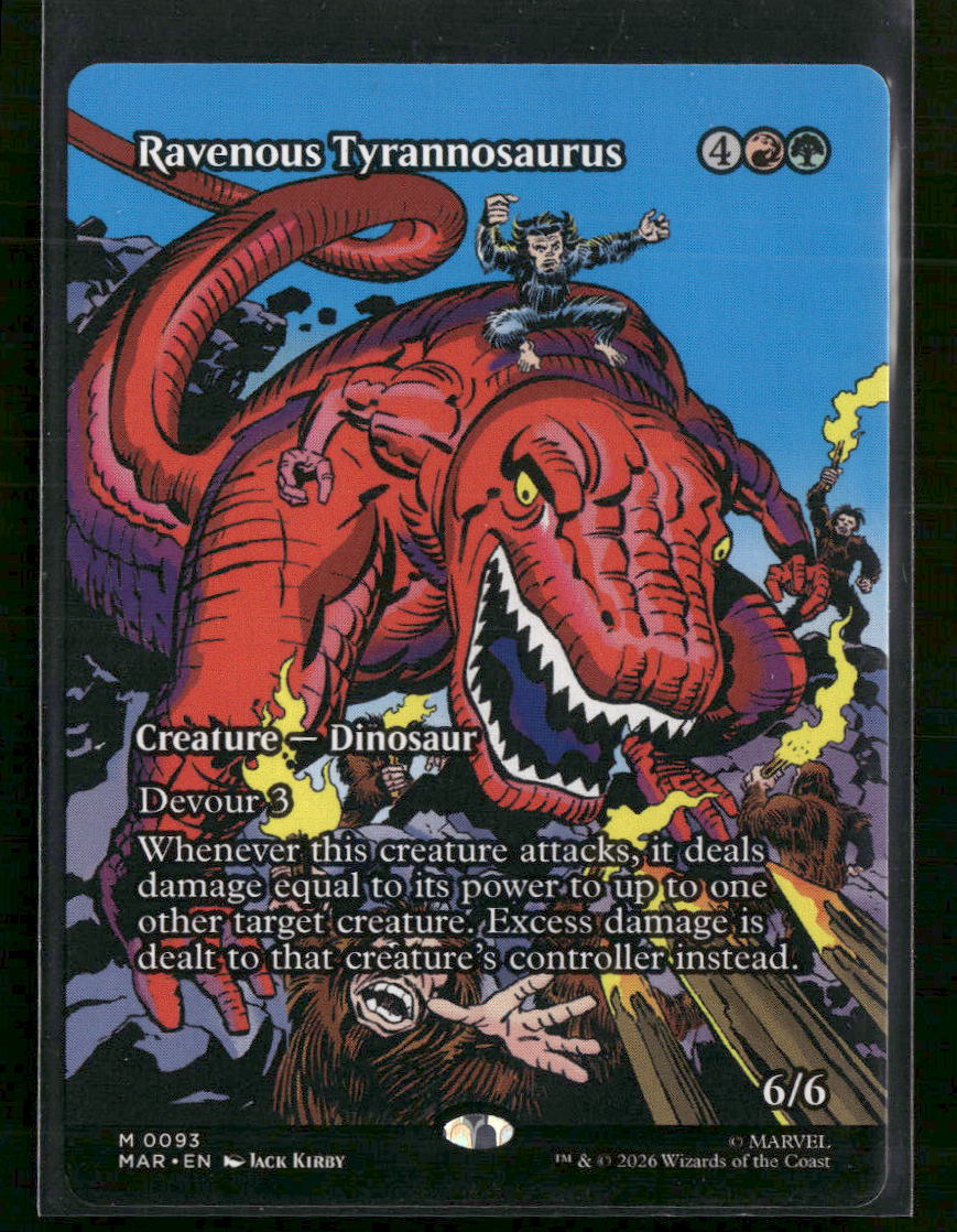 Marvel Universe Eternal-Legal Ravenous Tyrannosaurus (Borderless) #93