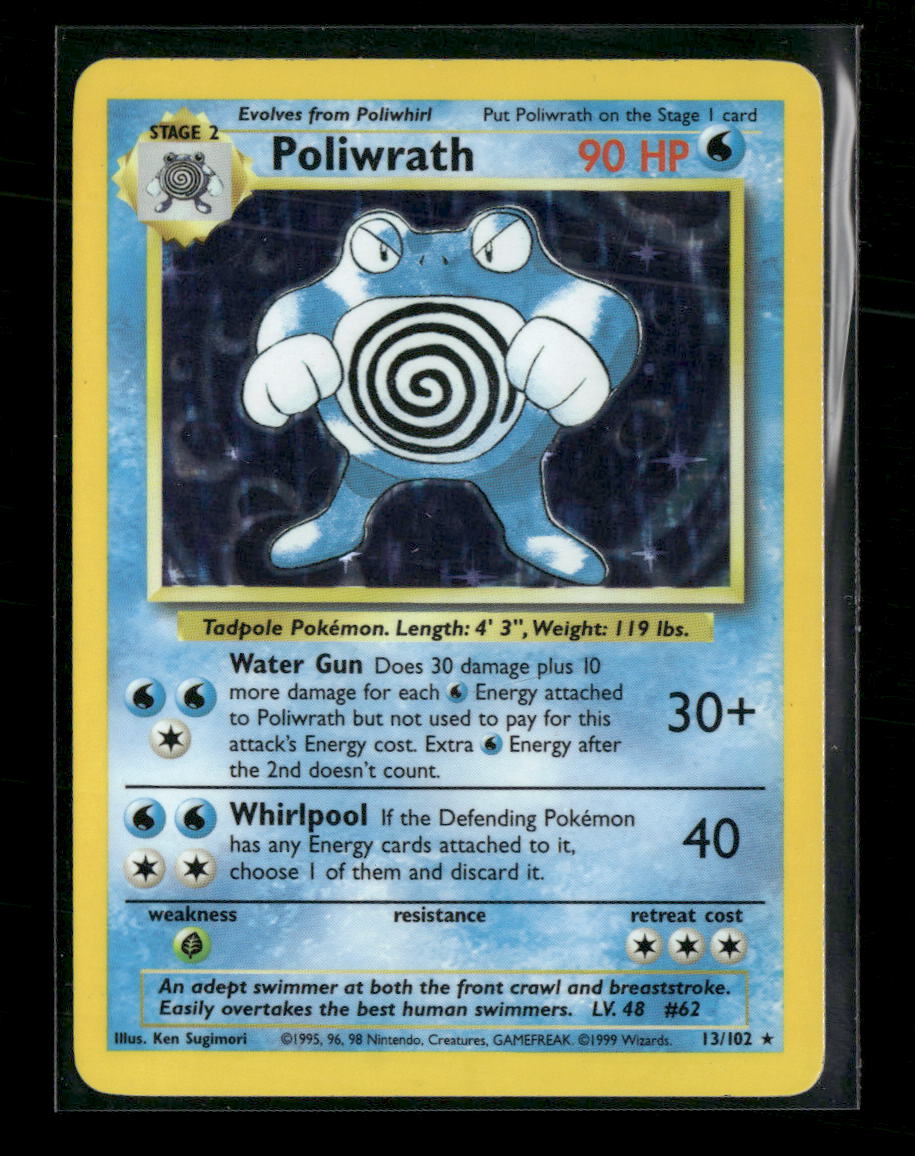 Base Set Poliwrath #013/102