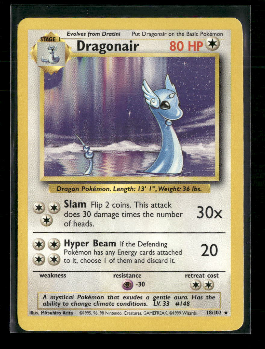 Base Set Dragonair #018/102